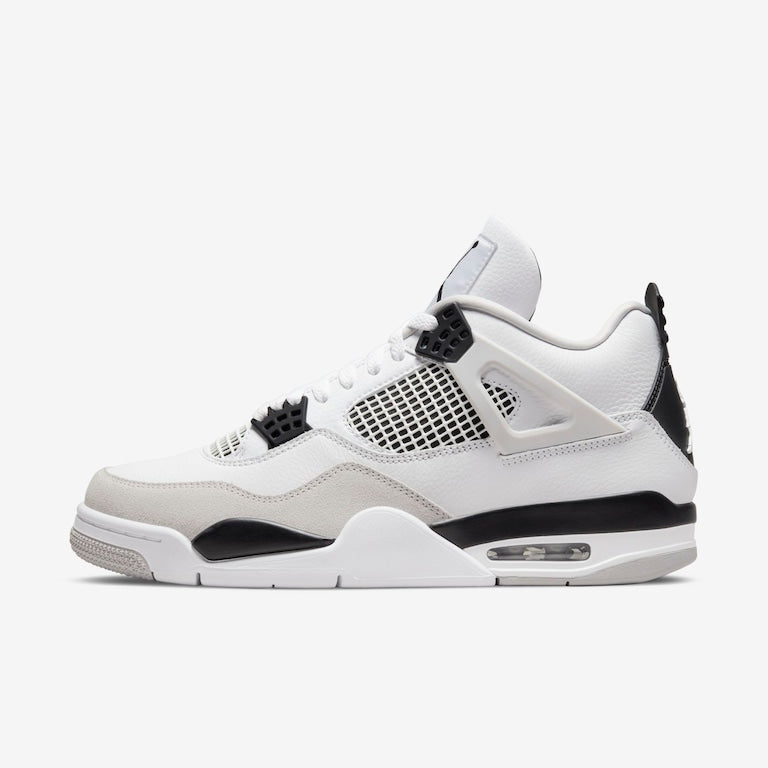 Air Jordan 4 Retro White Grey