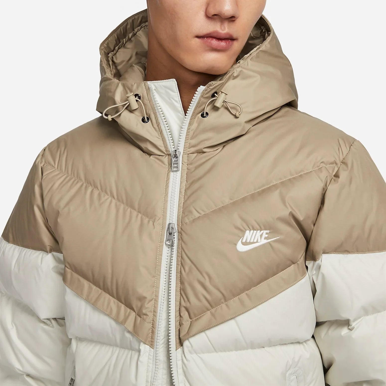 Windrunner Men's Storm-FIT Hooded Puffer Jacket (Khaki)