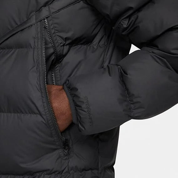 Windrunner Men's Storm-FIT Hooded Puffer Jacket (Black)