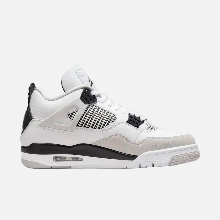 Air Jordan 4 Retro White Grey